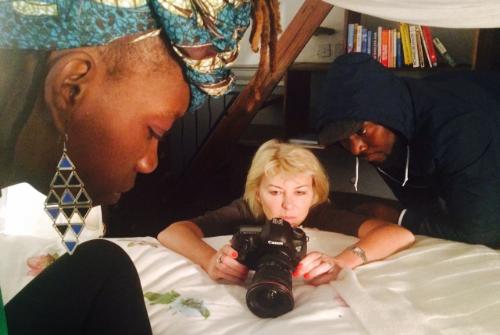 Agnieszka Piotrowska at work Agnieszka Piotrowska at work